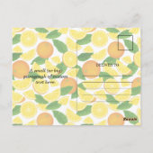 Carte Postale tranche orange (Dos)