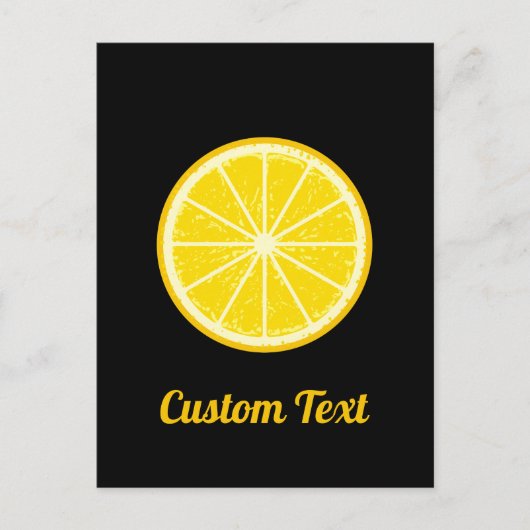 Carte Postale tranche orange (Devant)