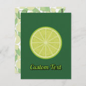 Carte Postale Tranches de chaux (Devant / Derrière)