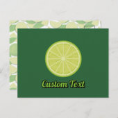 Carte Postale Tranches de chaux (Devant / Derrière)