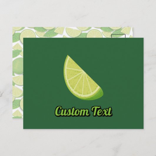 Carte Postale Tranches de chaux (Devant / Derrière)