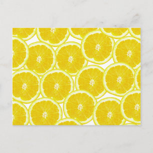 Carte Postale Tranches de citron d'été