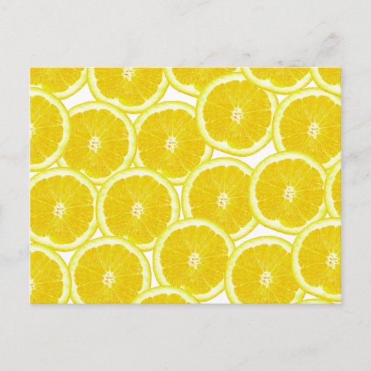 Carte Postale Tranches de citron d'été (Devant)