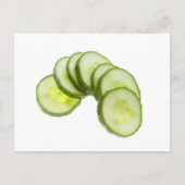 Carte Postale Tranches de concombre (Devant)
