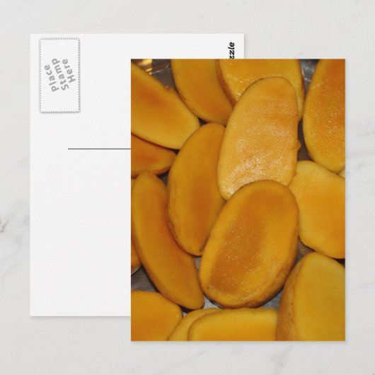 Carte Postale Tranches de mangue (Devant / Derrière)