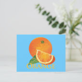 Carte Postale Tranches orange et orange (Debout devant)