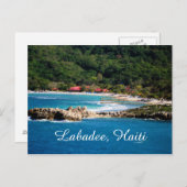 Carte Postale Tranquil Island Paradise Labadee Haïti (Devant / Derrière)