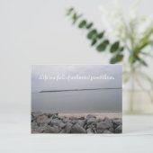 Carte postale Tranquille Beach (Debout devant)