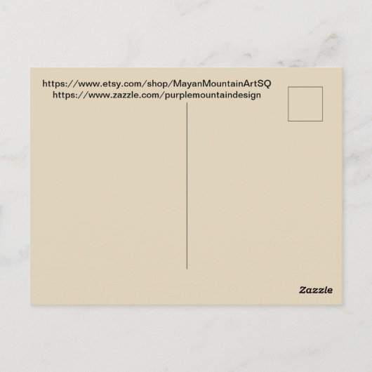 Carte Postale Tranquillité (Dos)