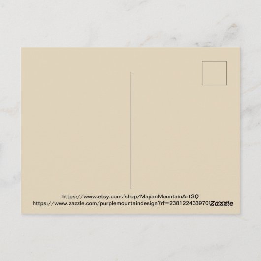 Carte Postale Tranquillité (Dos)