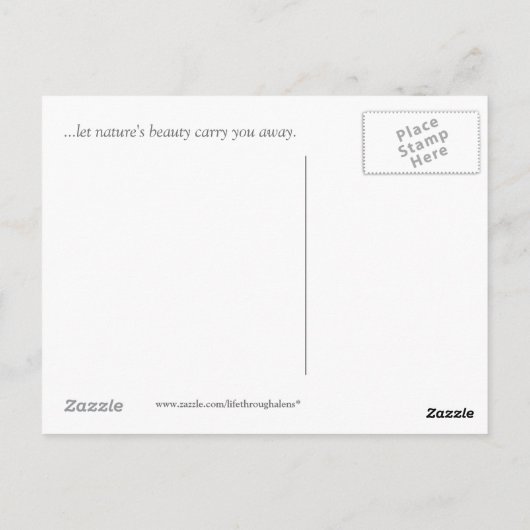 Carte Postale Tranquillité (Dos)