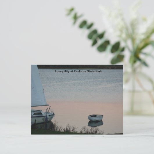 Carte Postale Tranquillité dans le parc d'état de Codorus (Debout devant)