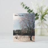 Carte postale Tranquillité d'hiver (Debout devant)