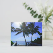 Carte Postale Tranquillité sur la plage (Debout devant)