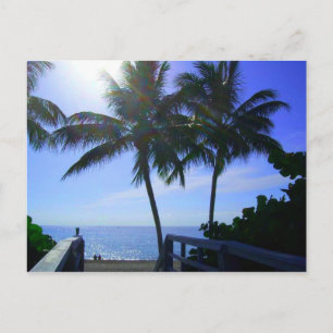 Carte Postale Tranquillité sur la plage