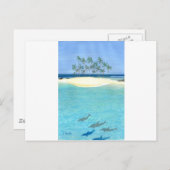 Carte Postale Tranquillité tropicale (Devant / Derrière)