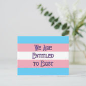 Carte Postale Trans Nous Sommes... (Debout devant)