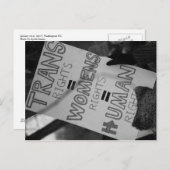 Carte postale Trans Rights (Devant / Derrière)