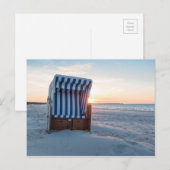 Carte Postale Transat de plage (Devant / Derrière)