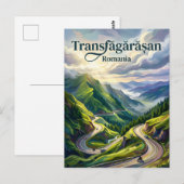 Carte Postale Transfăgărășan Highway Romania (Devant / Derrière)