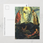 Carte Postale Transfiguration de Giovanni Girolamo Savoldo (Devant / Derrière)