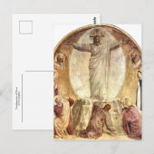 Carte Postale Transfiguration du Christ par Fra Angelico (Devant / Derrière)