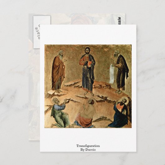 Carte Postale Transfiguration Par Duccio (Devant / Derrière)