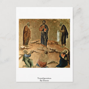 Carte Postale Transfiguration Par Duccio