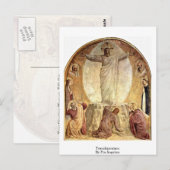 Carte Postale Transfiguration Par Fra Angelico (Devant / Derrière)