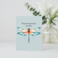 Transformation Attend - libellule colorée
