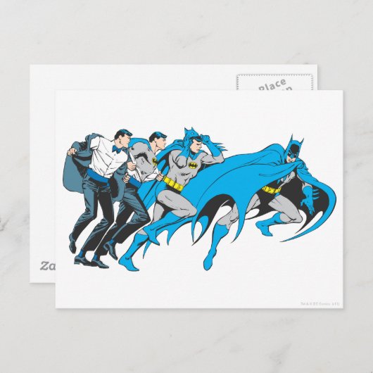 Carte Postale Transformation Batman/Bruce (Devant / Derrière)