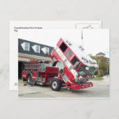 Carte Postale Transformation du moteur d'incendie (Devant / Derrière)