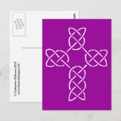 Carte Postale Transformations en style Celtique à une seule lign (Devant / Derrière)