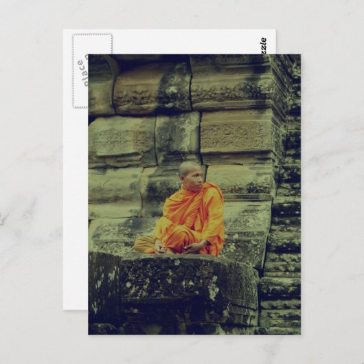 Carte Postale Transformé en moine (Devant / Derrière)