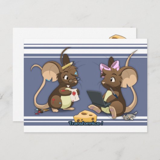 Carte postale Transformice Creators (Devant / Derrière)