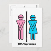 Carte postale TRANSgression de Donald Trump (Devant / Derrière)