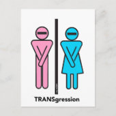 Carte postale TRANSgression de Donald Trump (Devant)