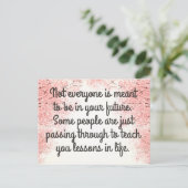 Carte Postale Transmettre un devis (Debout devant)