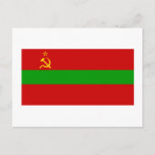 Carte Postale Transnistrie Flag (Devant)