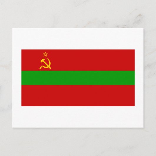 Carte Postale Transnistrie Flag (Devant)