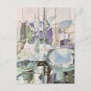 Carte Postale Transparence verte