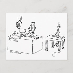 Carte Postale Transplantation de roseaux