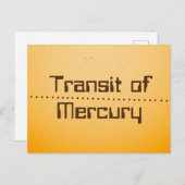 Carte Postale Transport au mercure du Soleil (Devant / Derrière)