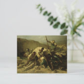Carte Postale Transport de blocs de pierre (Debout devant)