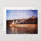 Carte Postale Transport vintage des Grands Lacs (Devant / Derrière)