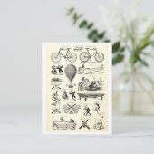 Carte postale Transport vintage + Illustrations de (Debout devant)