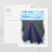 Carte Postale Transport vintage - Longue route (Devant / Derrière)