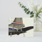 Carte Postale Transport vintage, maintenance des avions (Debout devant)