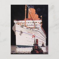 Transport Vintage voyage bateau de croisière de nu