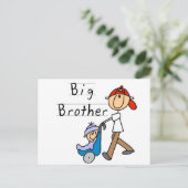 Carte Postale Transporter des T-shirts et des cadeaux Big Brothe (Debout devant)